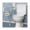 Akw - Barre appui blanc pied r&eacute;glable 