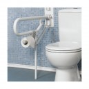 Akw - Barre appui blanc pied fixe blanc