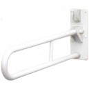 Akw - Barre appui double relevable wc bleu