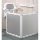 Akw - Pare douche portable 2 panneaux 75x75 cm